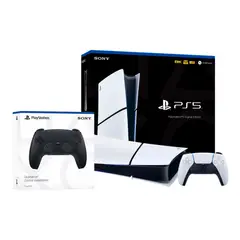 SONY - Consola Playstation 5 Slim Edición Digital + Control Dualsense Adicional Midnight Black
