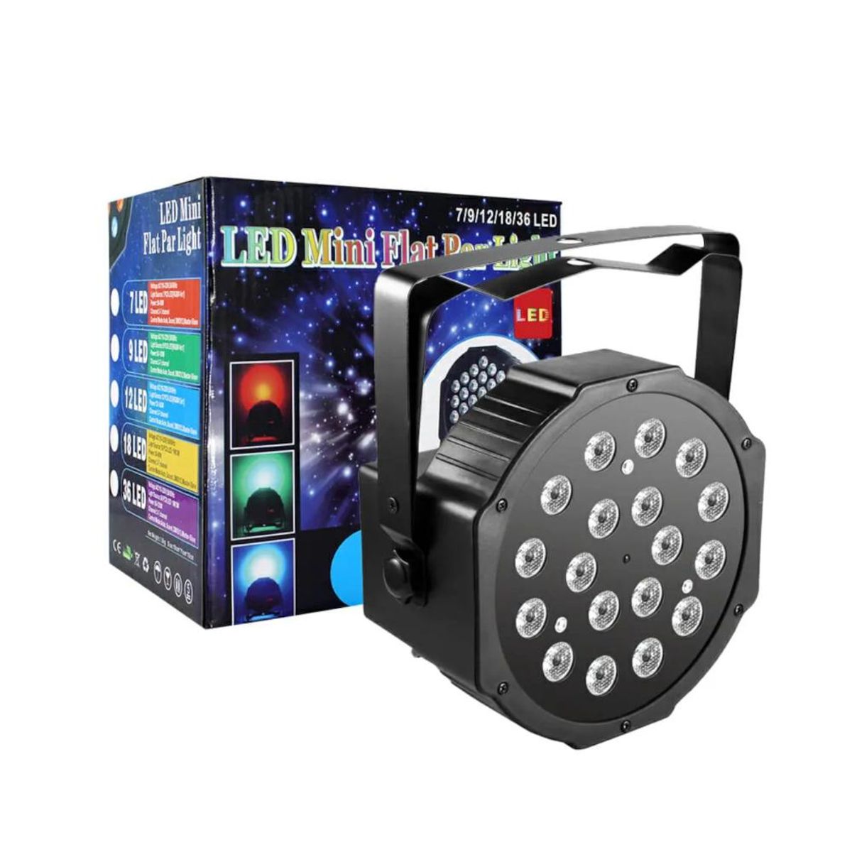 MEKSE - Foco Led RGB Mekse Mini Flat Par Light 18