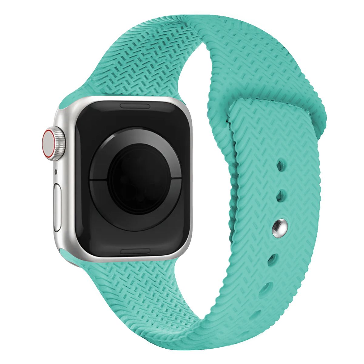KBOD - Correa de Silicona Texturizada Para Apple Watch Kbod De 42 a 49mm Turquesa