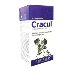 DRAG PHARMA - Suplemento Cracul Evita la Ingesta de Heces Perro 20 Comp
