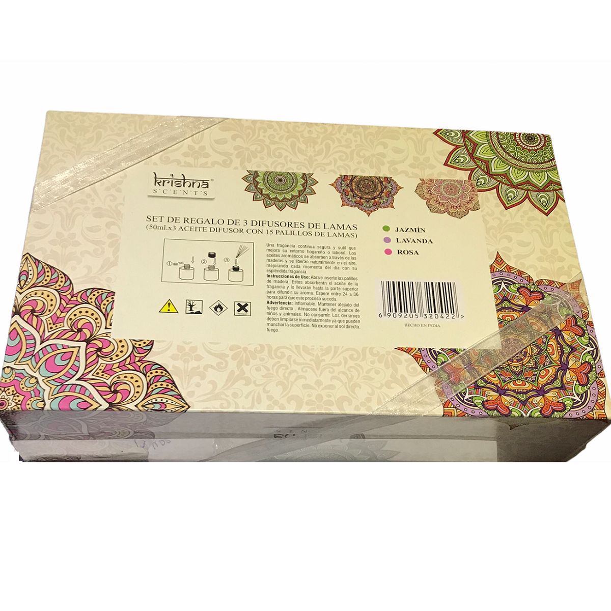 GENERICO - Difusor Set 3 aroma con palitos de madera