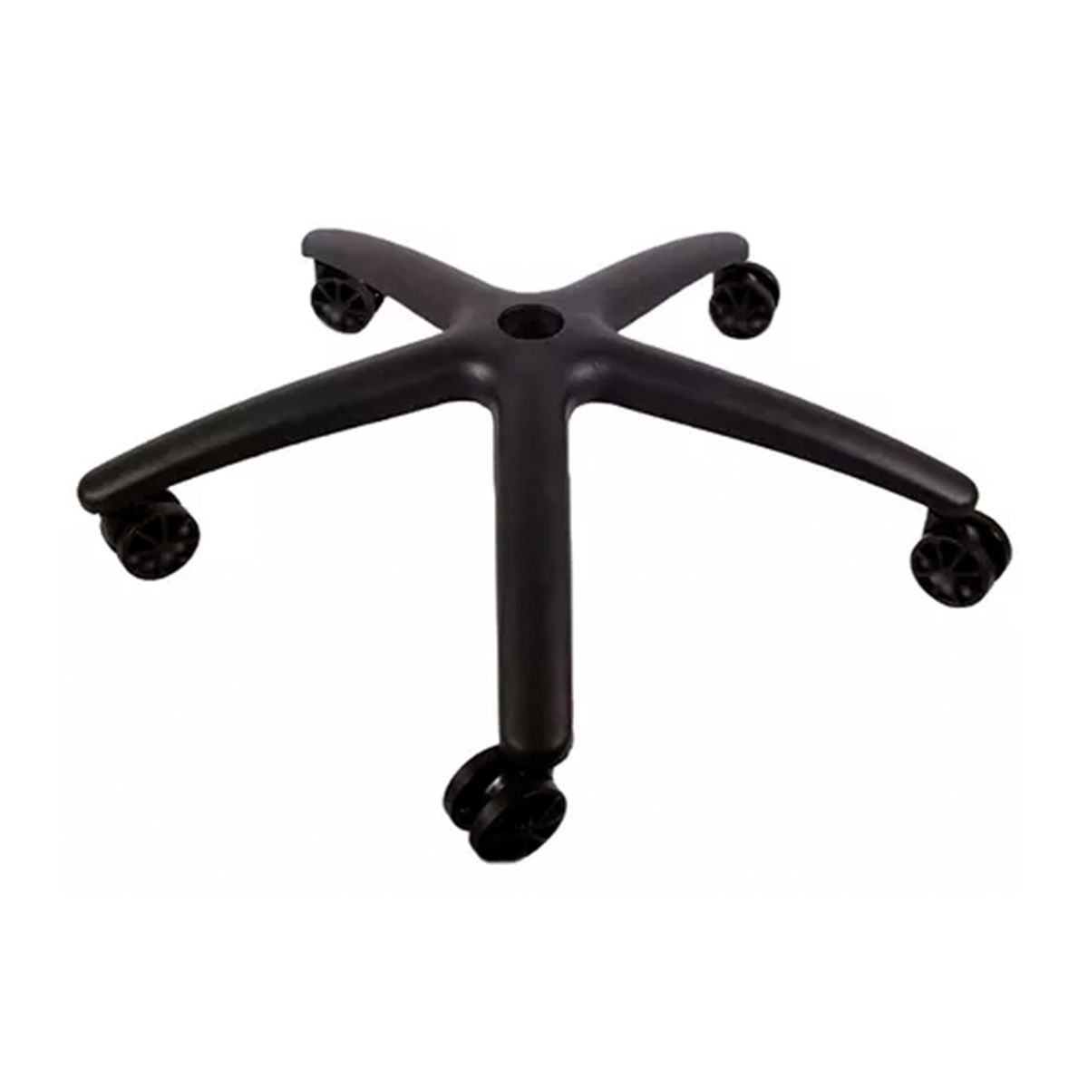 KRONOS - Kit Base Estrella Metálica Para Silla Oficina Gamer 5 Set Ruedas