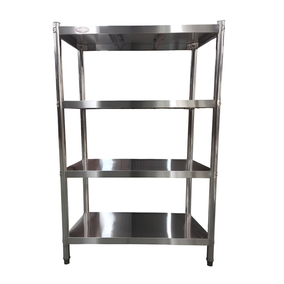 PROCHEF - Estante 4 Bandejas lisas. 90x50x155 cm. Acero Inox