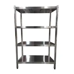 PROCHEF - Estante 4 Bandejas lisas. 90x50x155 cm. Acero Inox