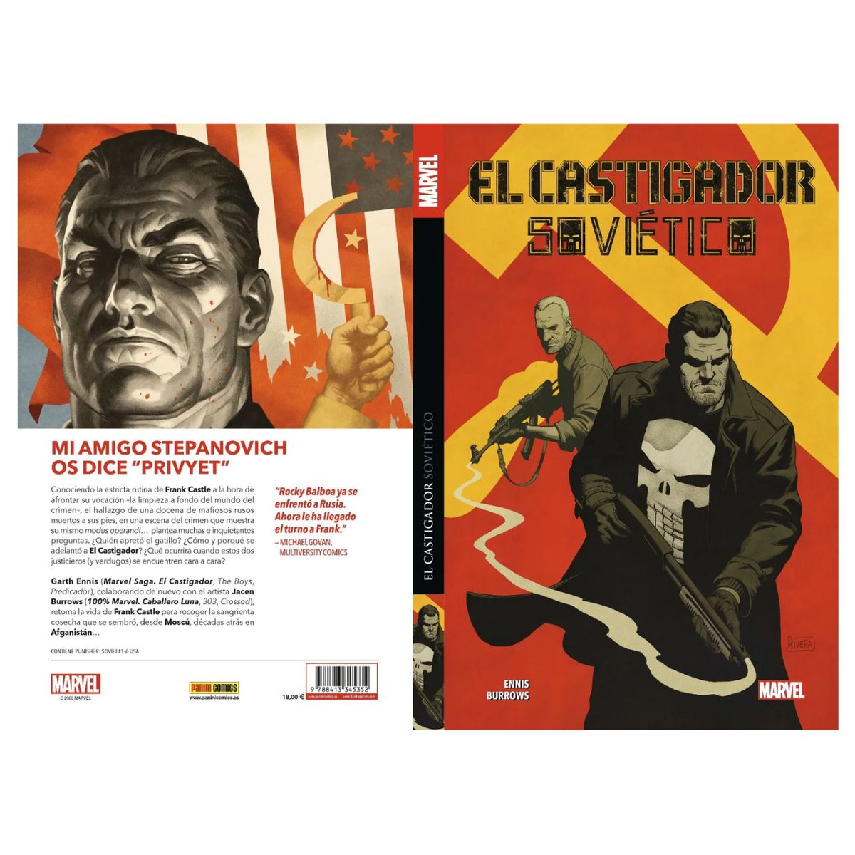 PANINI CHILE - 100% Marvel HC - El Castigador - Soviético