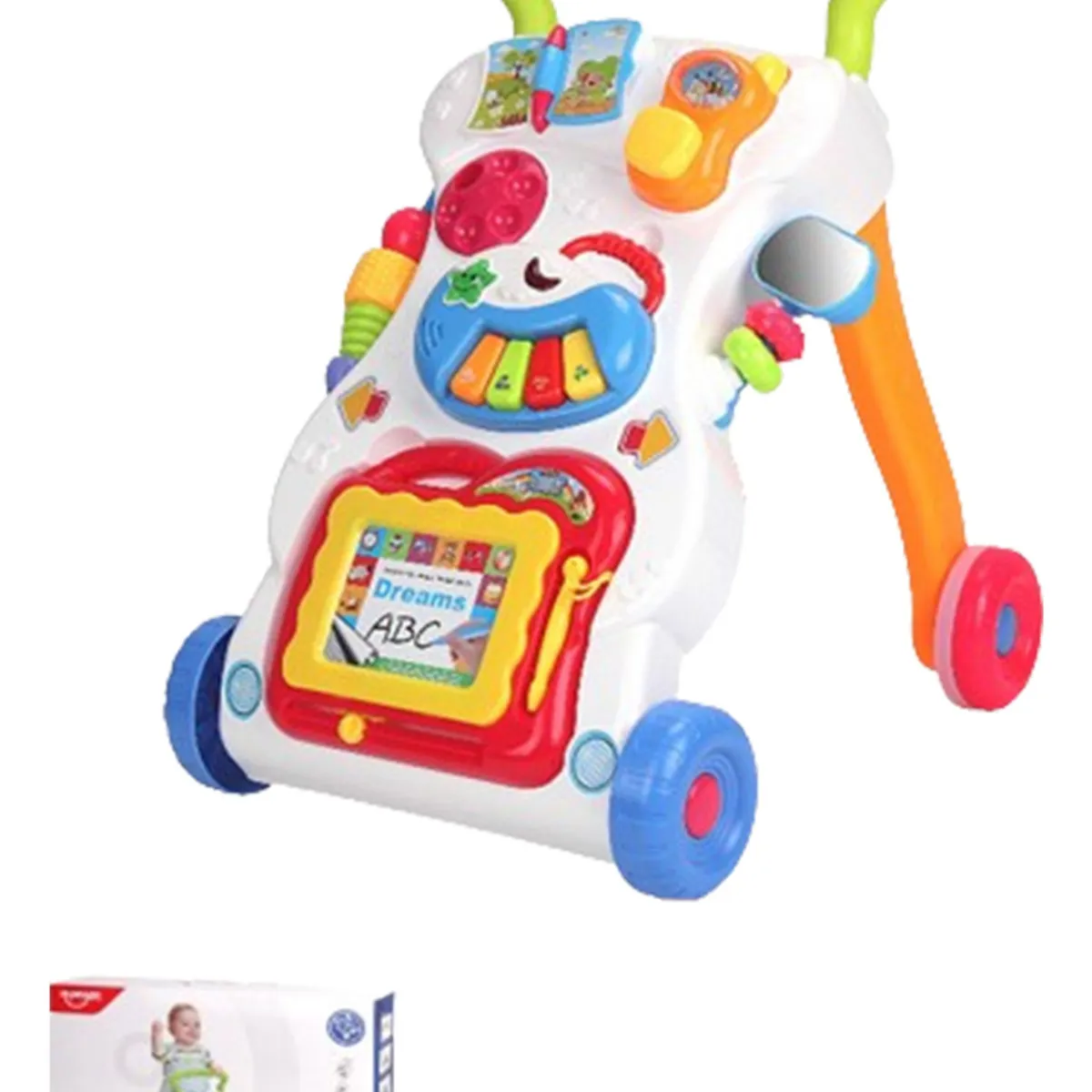 GENERICO - Caminador Para Bebe Musical De Juguete Blanco
