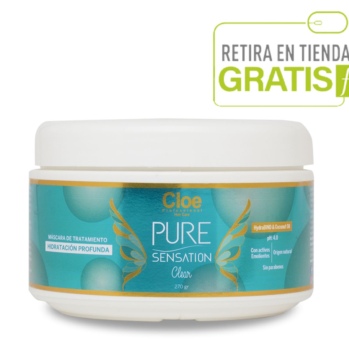 CLOE - Mascara Pure Sensation Clear 270 gr