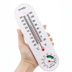 GENERICO - Termómetro e Higrómetro Analógico 2 en 1 Temperatura y Humedad