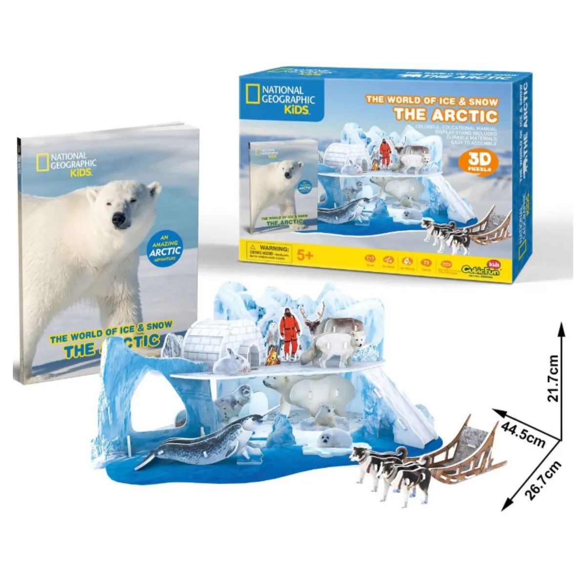 GENERICO - Juguete Puzzle Armable 3D Aventuras Submarinas 63 Piezas