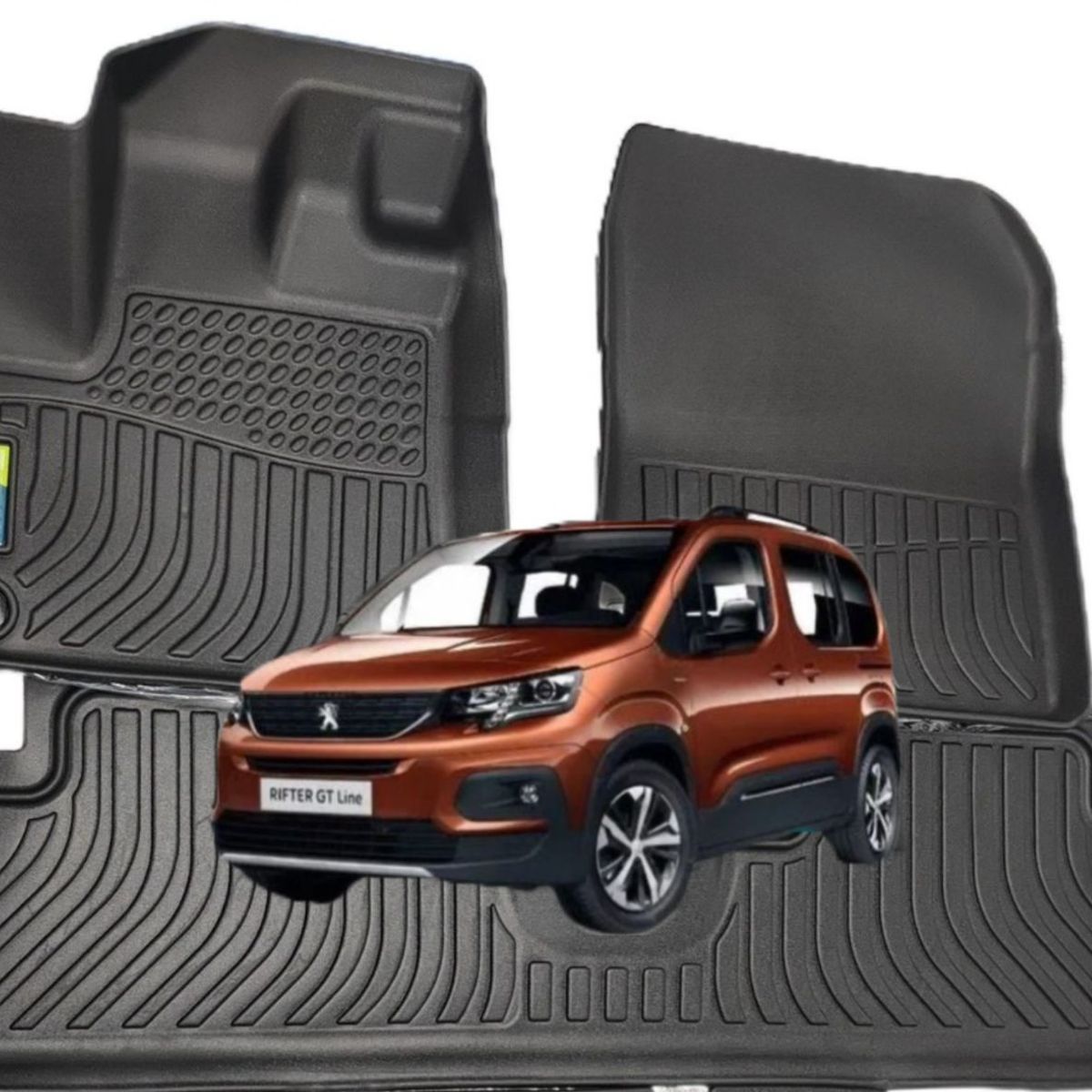 GENERICO - PISOS CALCE PERFECTO PROSPEEDY PEUGEOT RIFTER 3PIEZAS