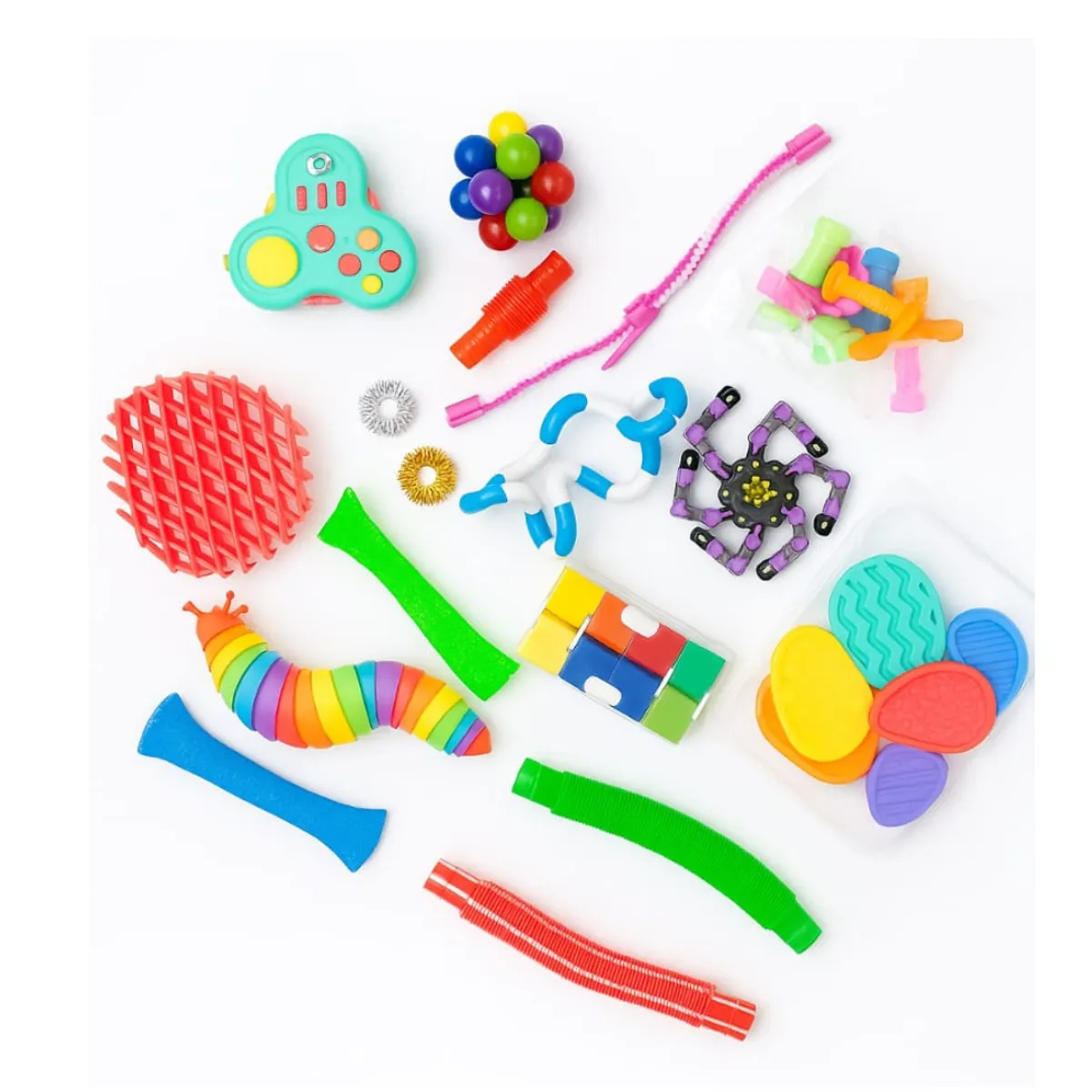 OEM - CAJA DIDACTICA SENSORIAL DE 51 PIEZAS MONTESSORI