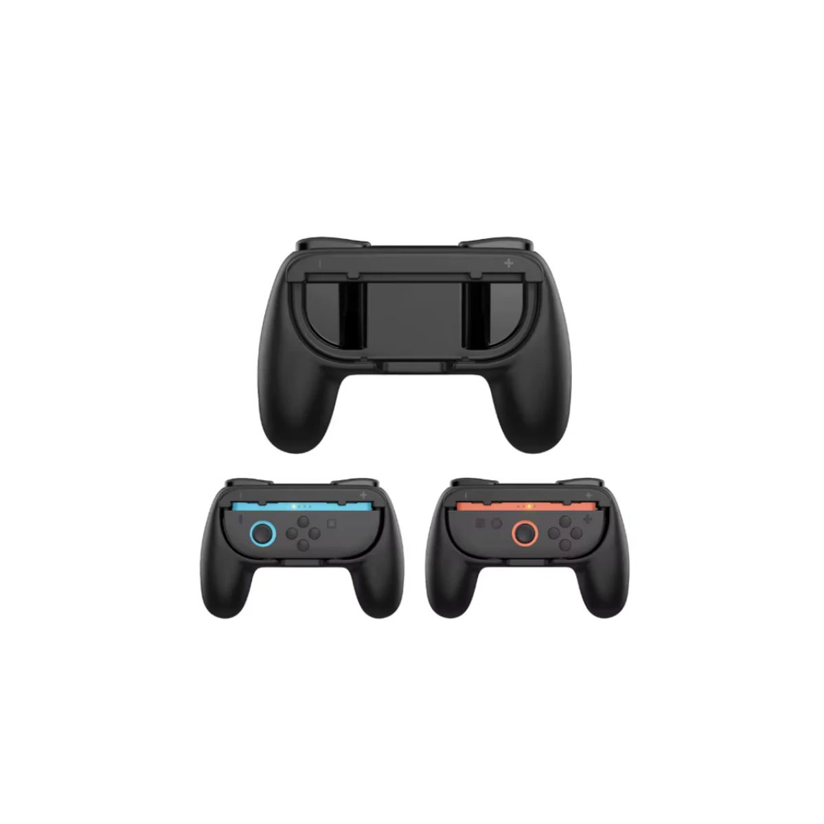 GENERICO - Pack 2 HandGrip Mando Para N-S2 Soporte Grip Negro