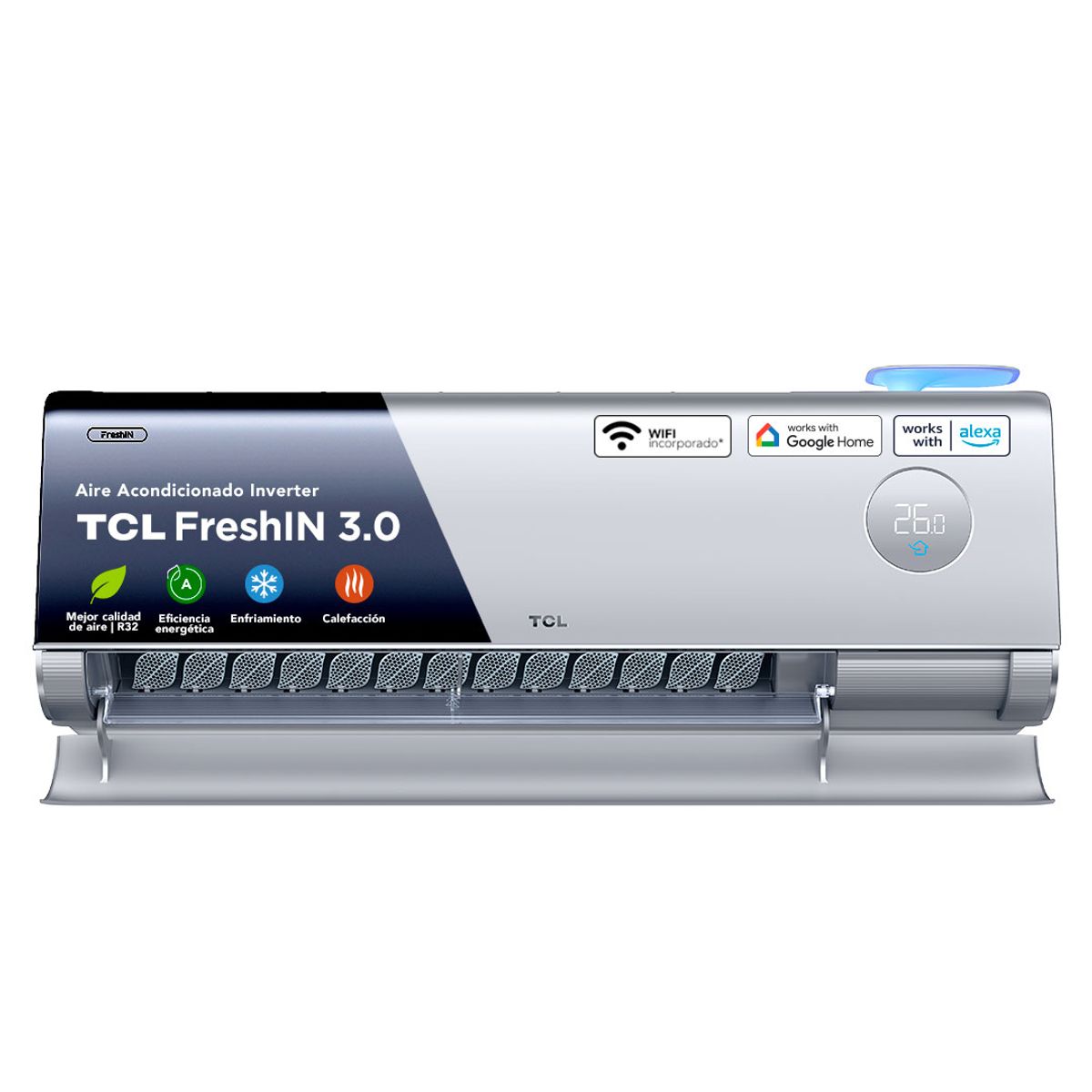 TCL - Aire Acondicionado Inverter TCL FreshIN 3.0 12000 BTU WIFI
