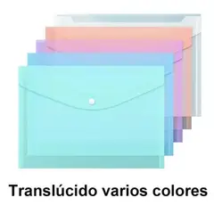 GENERICO - Carpeta Tamaño Oficio Con Boton