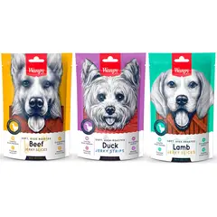 SNAK - X3 Snack 100% Natural Golosinas Para Perros Wanpy 100g C/u