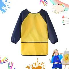 GENERICO - Mangas Largas Niños Pintura Mandil Bata De Arte Infantil