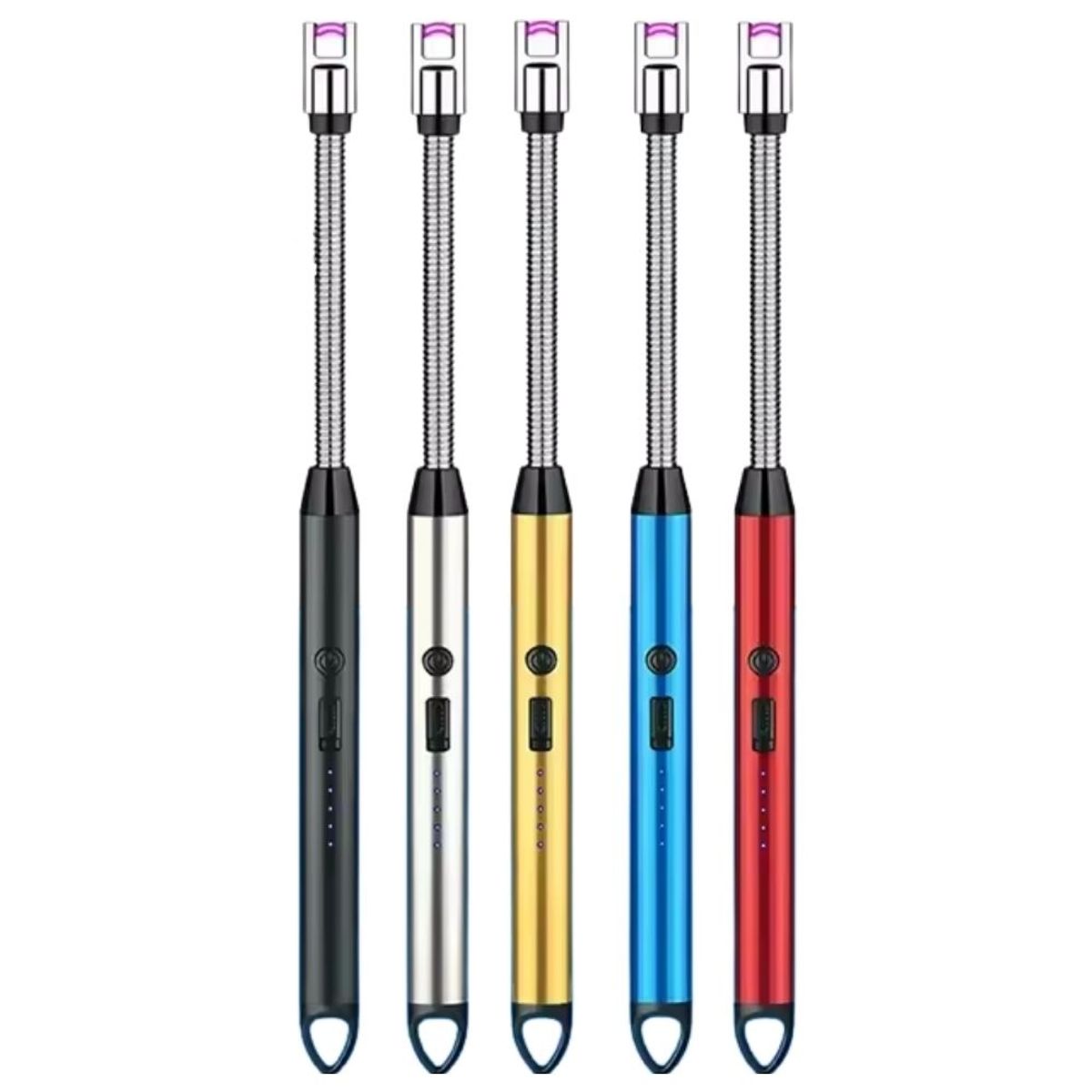 GENERICO - Chispero Eléctrico Recargable USB Dorado Genérico