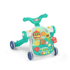 GENERICO - Juguete Caminador 4 En 1 Didacto Interactivo Verde Infantil