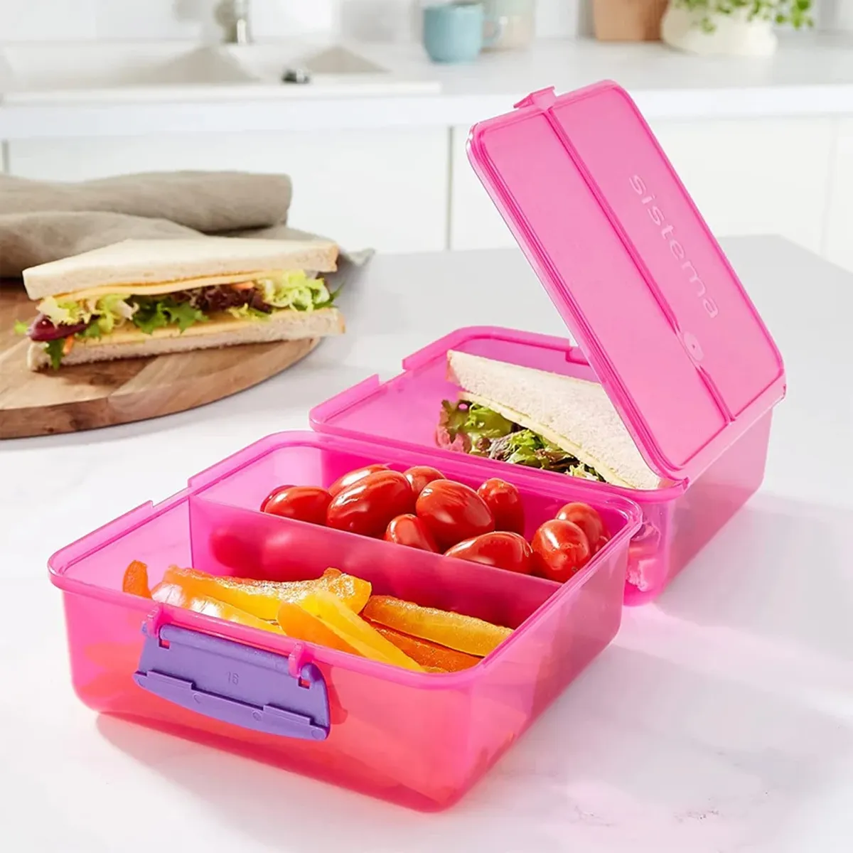 SISTEMA - Contenedor Alimentos Sistema Lunch Cube para colaciones