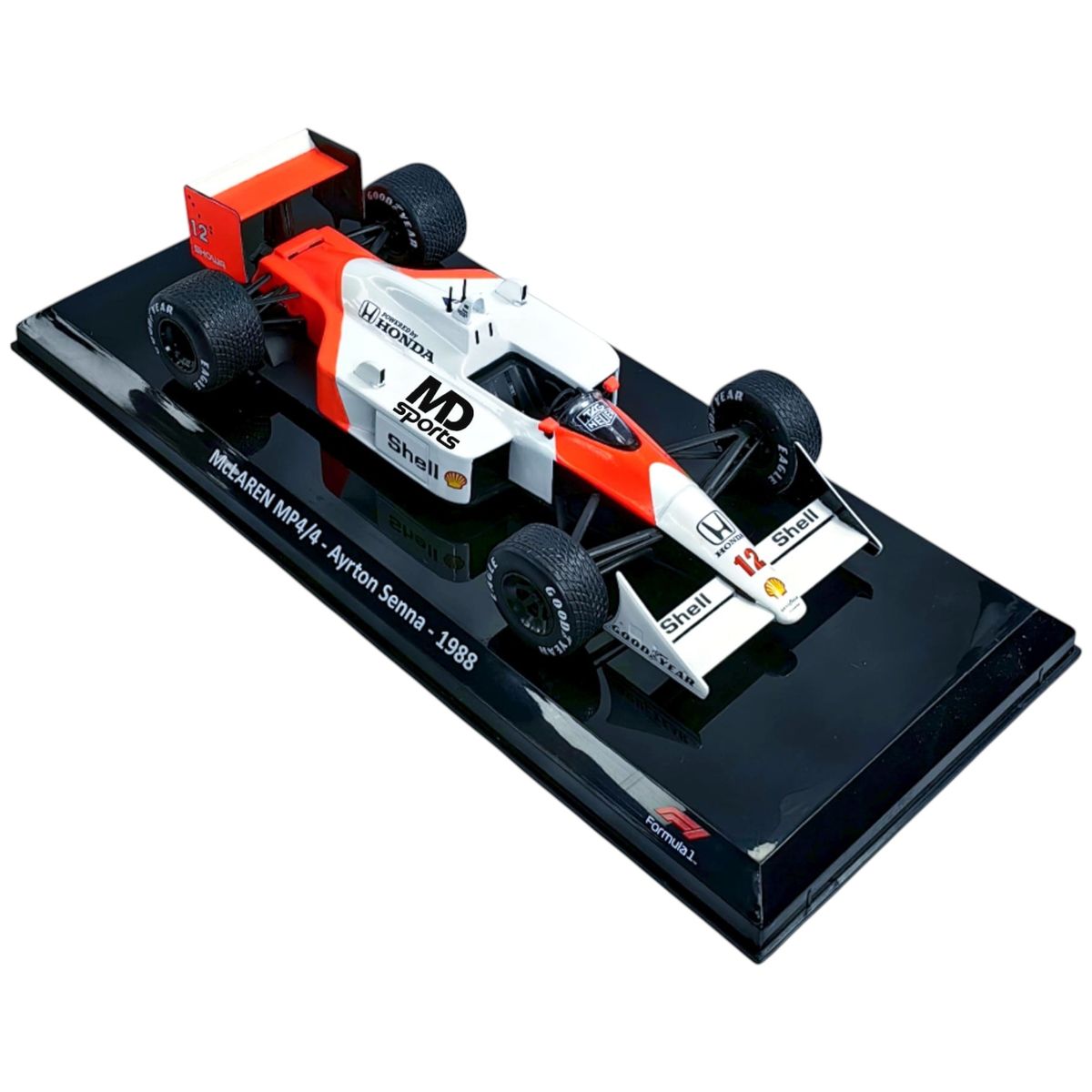 FORMULA 1 - Auto Formula 1 Mclaren Mp4/4 1988 #12 Ayrton Senna Esc 1:24