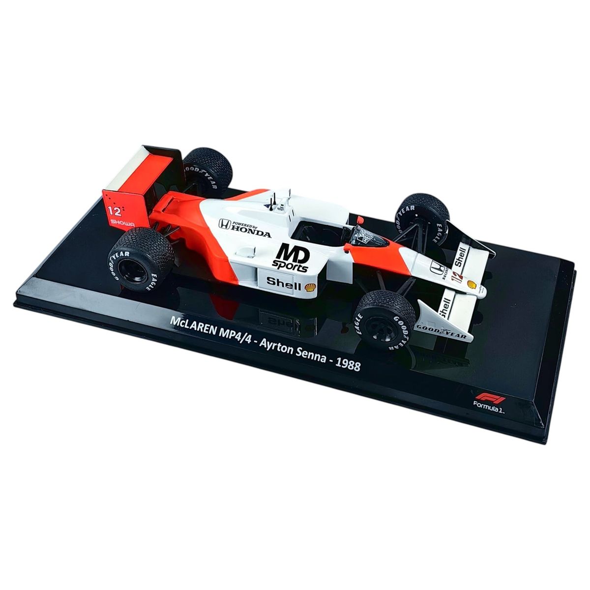 FORMULA 1 - Auto Formula 1 Mclaren Mp4/4 1988 #12 Ayrton Senna Esc 1:24