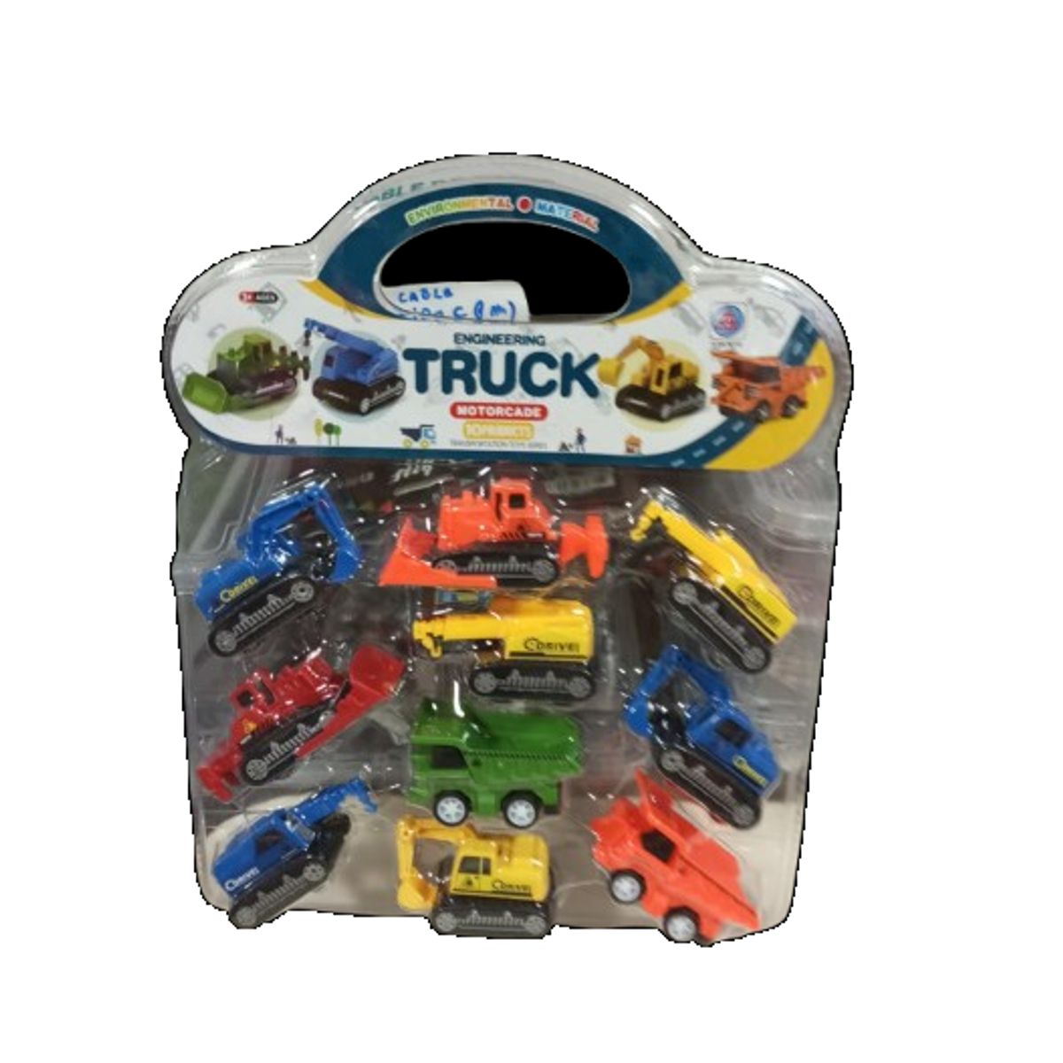GENERICO - Set juguete mini autos y camiones