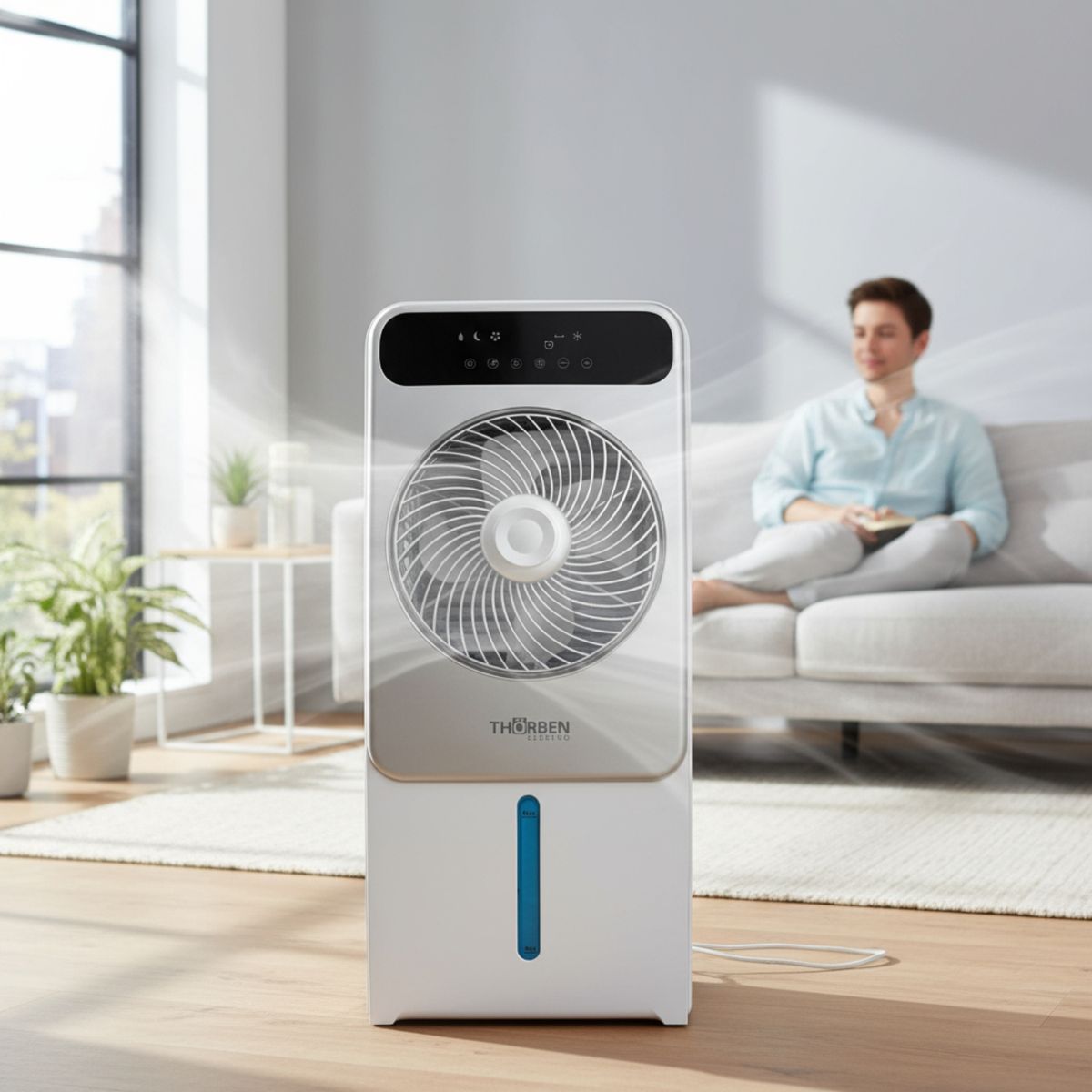 THORBEN - Enfriador Aire Climatizador Digital Thor Ice Breeze Thorben