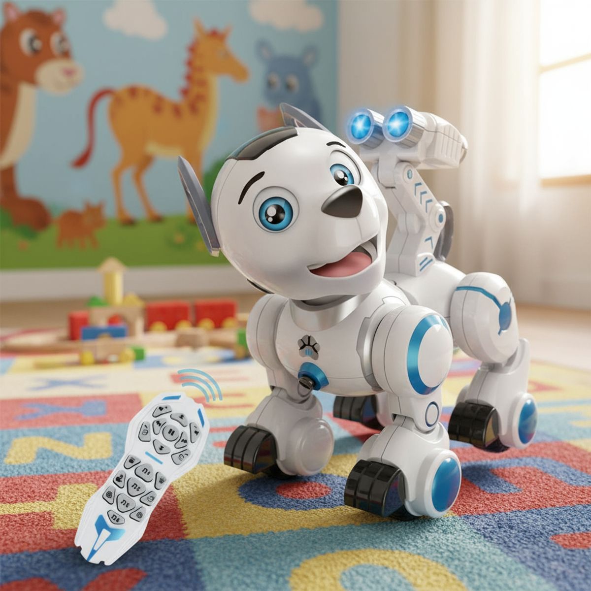 HOMEBRANDT - Perro Robot Inteligente Interactivo Juguete Niños Gestos