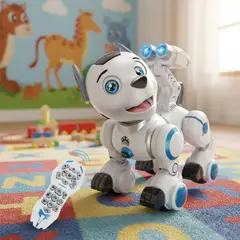 HOMEBRANDT - Perro Robot Inteligente Interactivo Juguete Niños Gestos