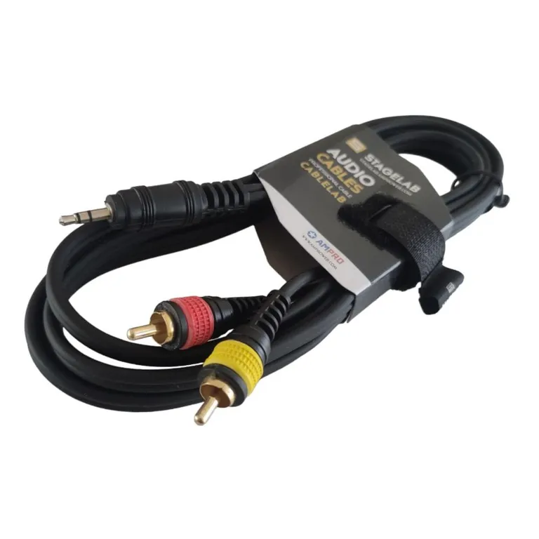 STAGELAB Cable 2 RCA a Miniplug 2 mts CLM-MPRCA2
