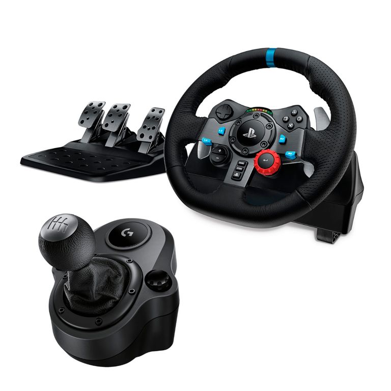 LOGITECH Volante Driving Force Racing G29 + Palanca Ps3-Ps4-Ps5-Pc