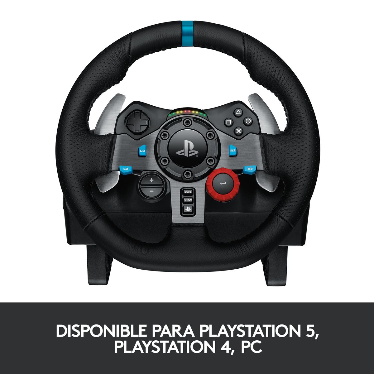 LOGITECH - Volante Logitech Driving Force Racing G29 + Palanca Ps3-Ps4-Ps5-Pc