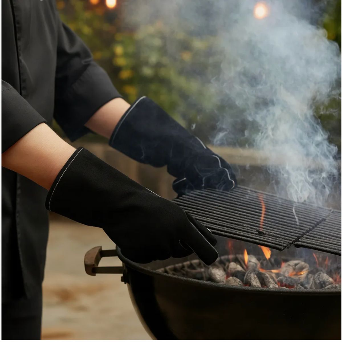 WAYU - Guantes Largo para Parrilla Hornos Wayu x2