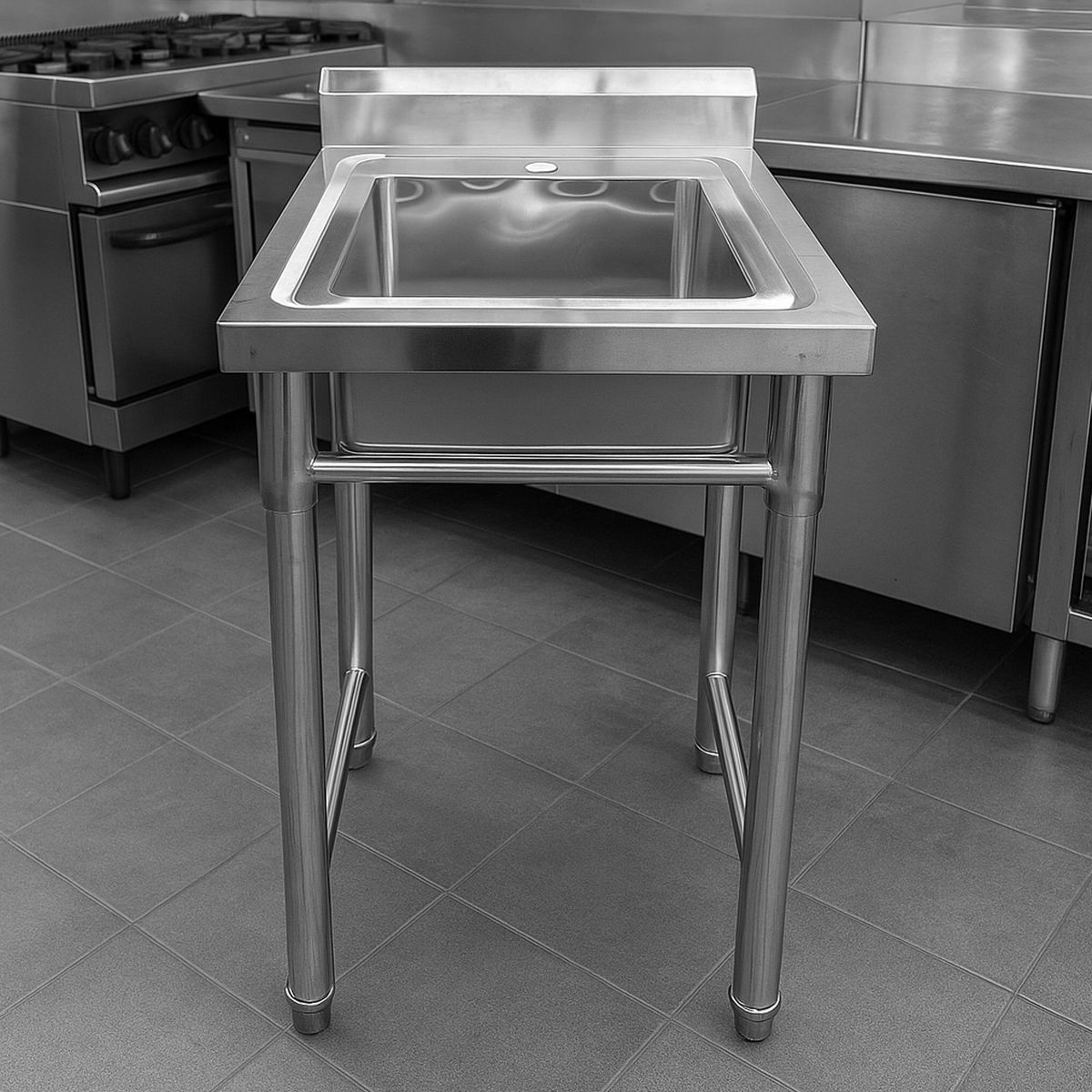 JOYTEK - Lavafondo de Acero Inoxidable Joytek 50x50x90 cm