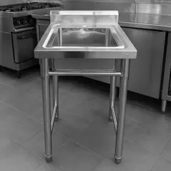 JOYTEK - Lavafondo de Acero Inoxidable 50x50x90 cm