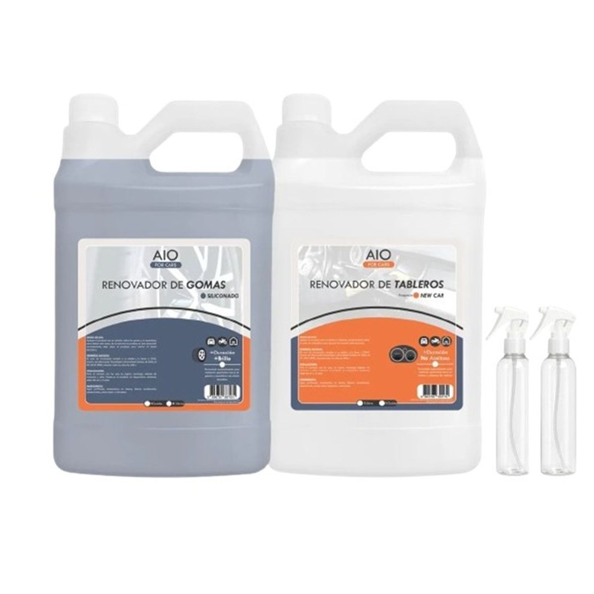 GENERICO - Kit Renovador De Gomas & Tableros 1 Galón Ultra Duradero