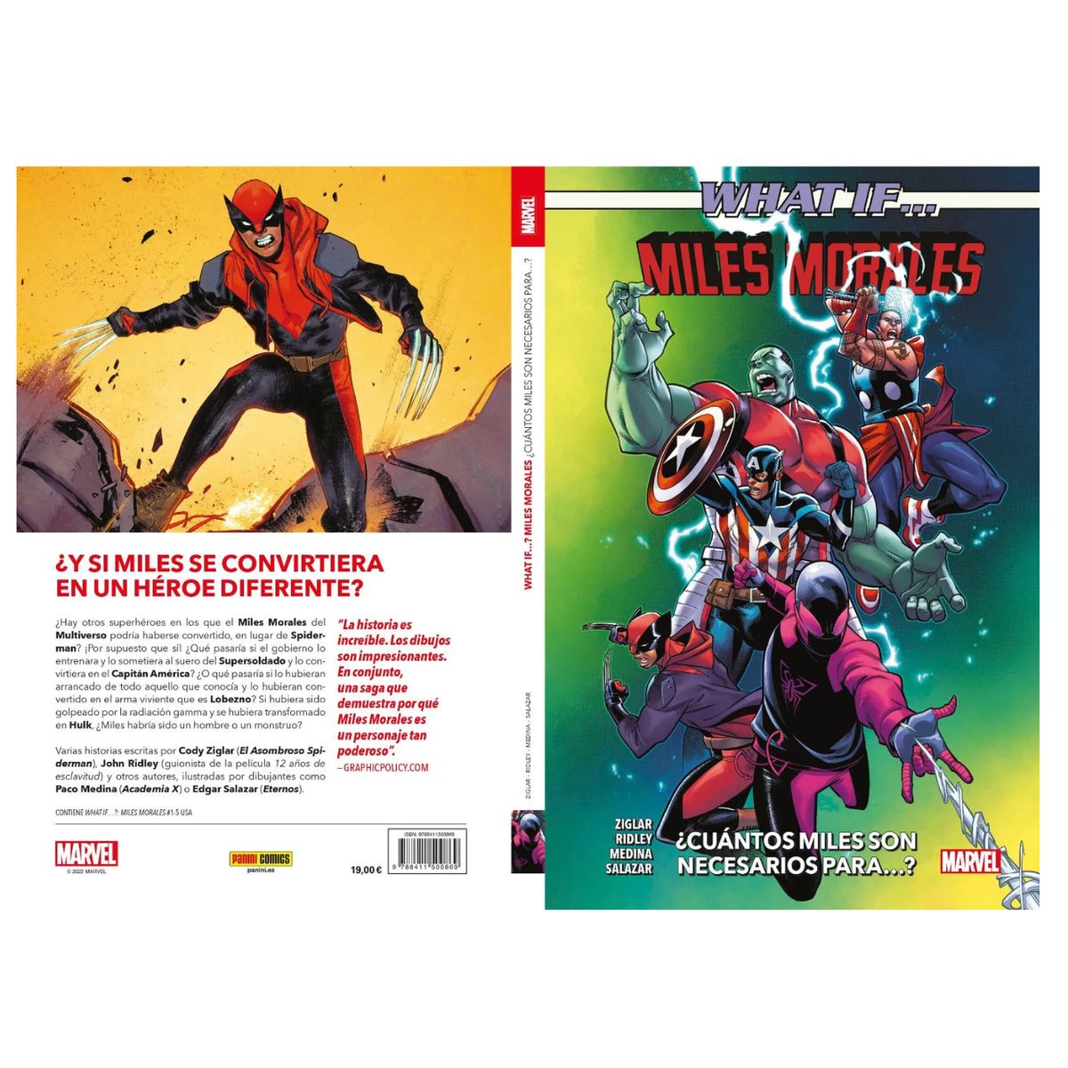 PANINI CHILE - 100% Marvel HC - What If Miles Morales