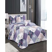 CUBRECAMA COLCHA QUILT VERANO PLAZA Y MEDIA