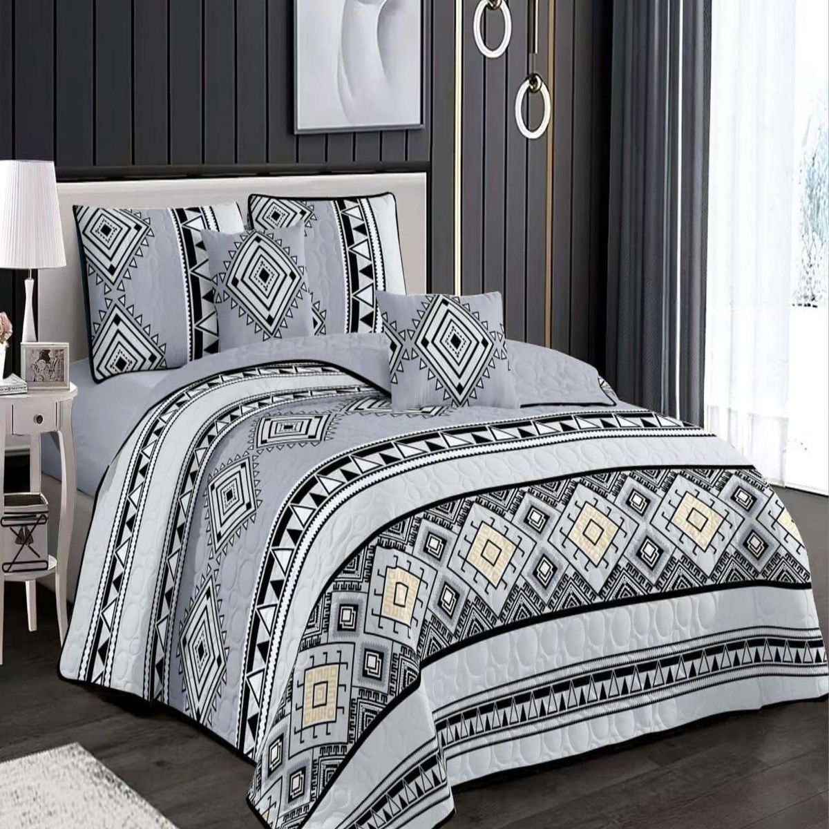 GENERICO - CUBRECAMA COLCHA QUILT VERANO KING