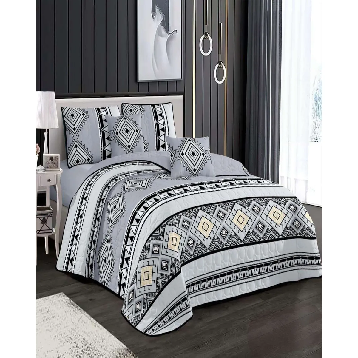 GENERICO - CUBRECAMA COLCHA QUILT VERANO KING