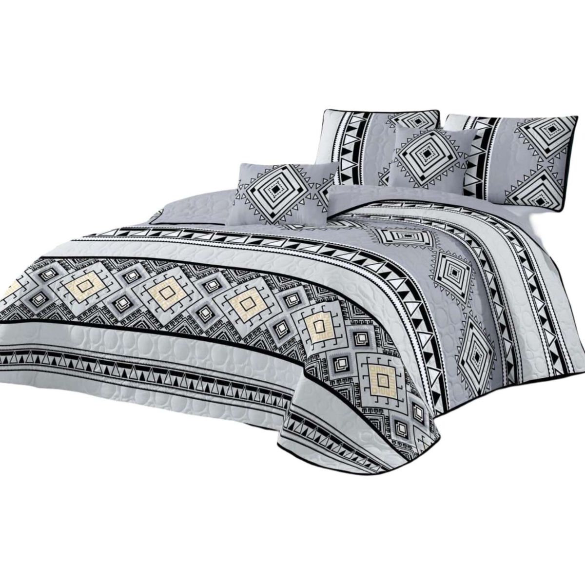 GENERICO - CUBRECAMA COLCHA QUILT VERANO KING