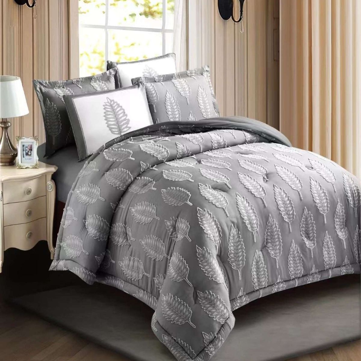 GENERICO - CUBRECAMA QUILT NORDICO DE VERANO DELGADO 2 PLAZAS.
