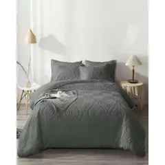 GENERICO - CUBRECAMA QUILT NORDICO DE VERANO DELGADO KING