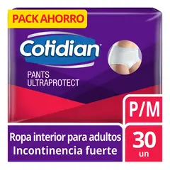COTIDIAN - Pañales Adultos Ultra Protect Talla P/m 30 Unids