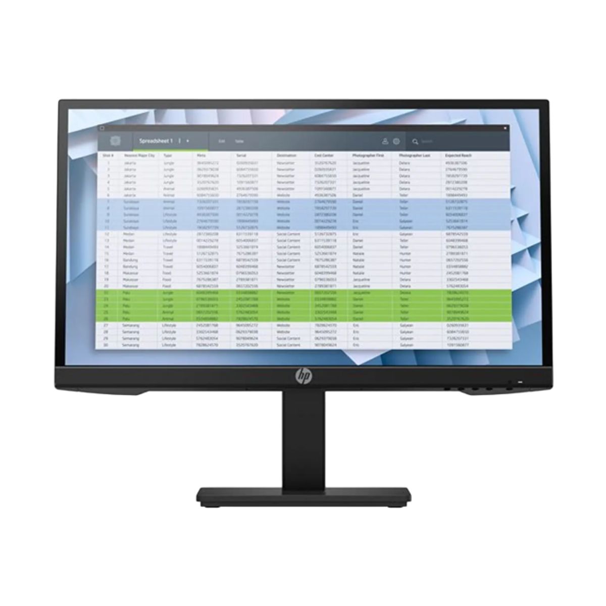 HP - HP P22 G4 Monitor 21.5" FHD, IPS, 60Hz, 5ms, HDMI, DP, VGA