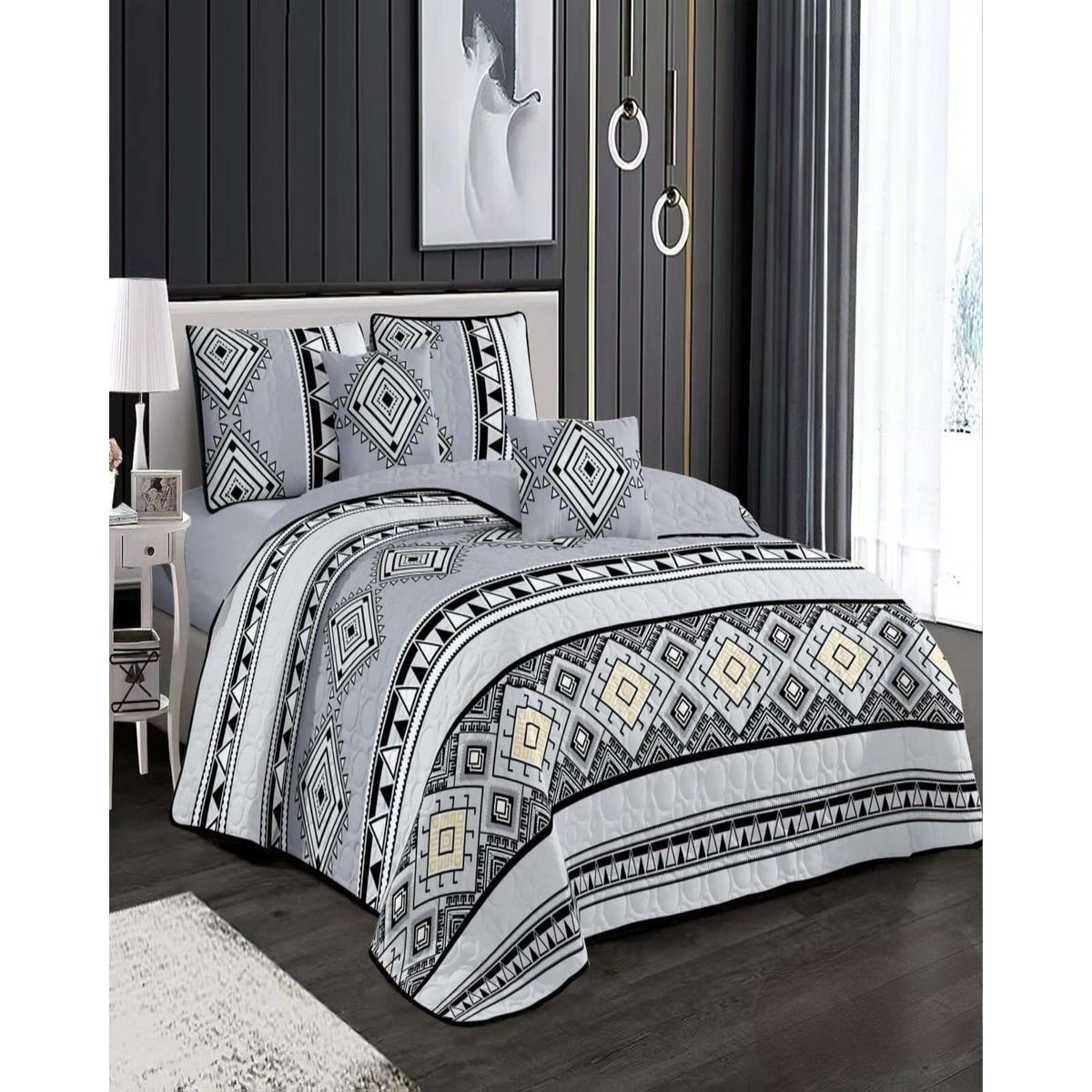 GENERICO - CUBRECAMA COLCHA QUILT VERANO 2 PLAZA