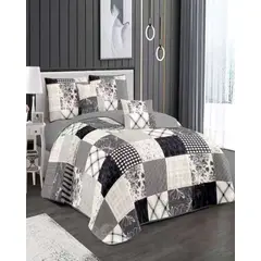 GENERICO - CUBRECAMA COLCHA QUILT VERANO KING