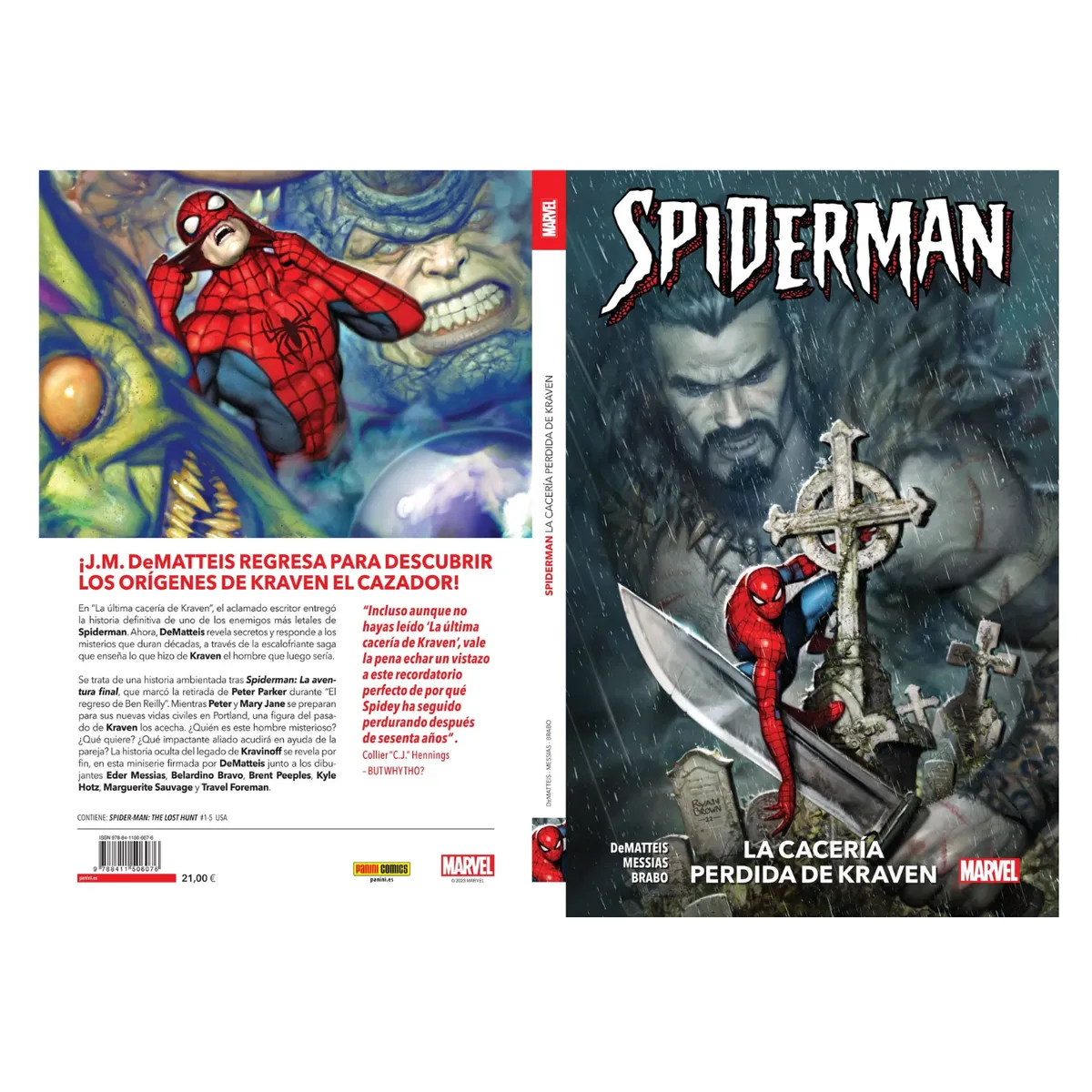 PANINI - 100% Marvel HC - Spiderman - La Cacería Perdida de Kraven