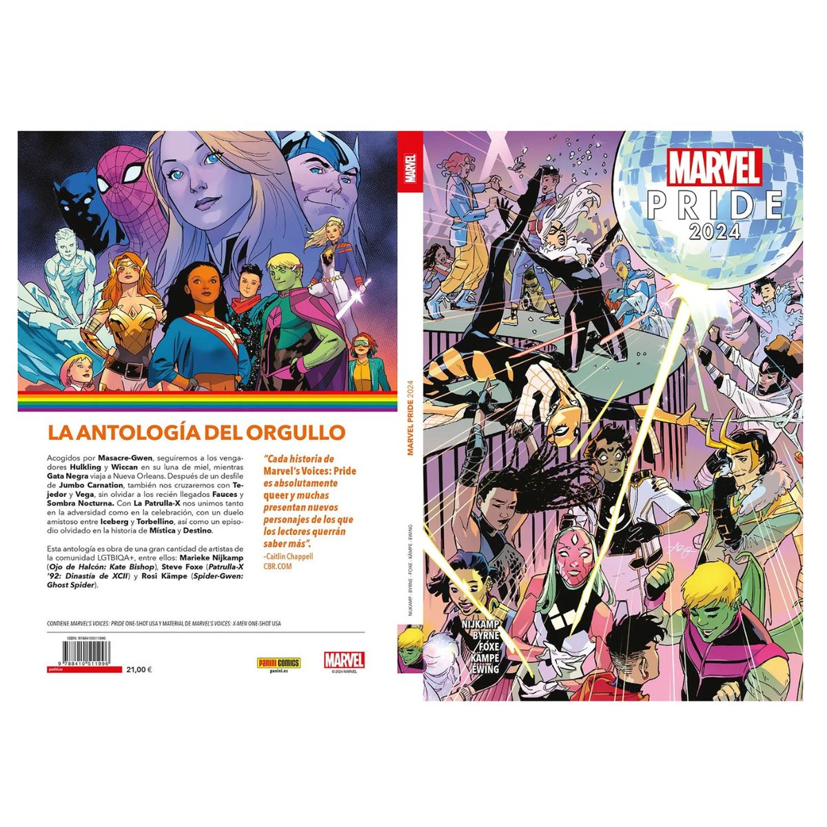 PANINI CHILE - 100% Marvel HC - Marvel Pride 2024