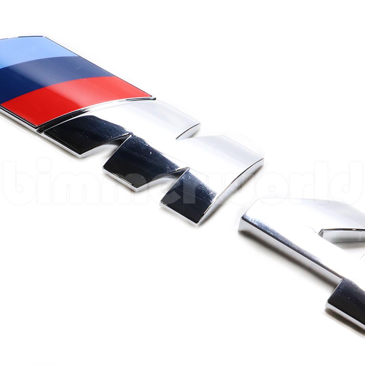 GENERICO - Insignia Emblema Compatible con M4 135x30mm Cromado